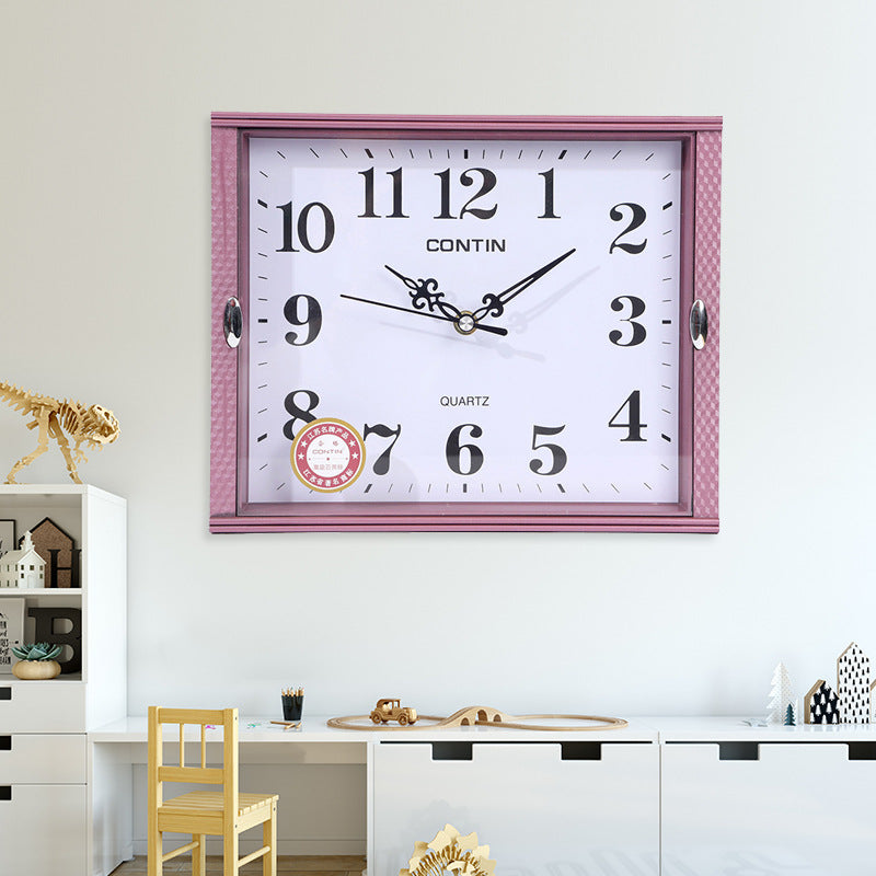 Miwei High-End Light Luxury Wall Clock Punch-Free Living Room
