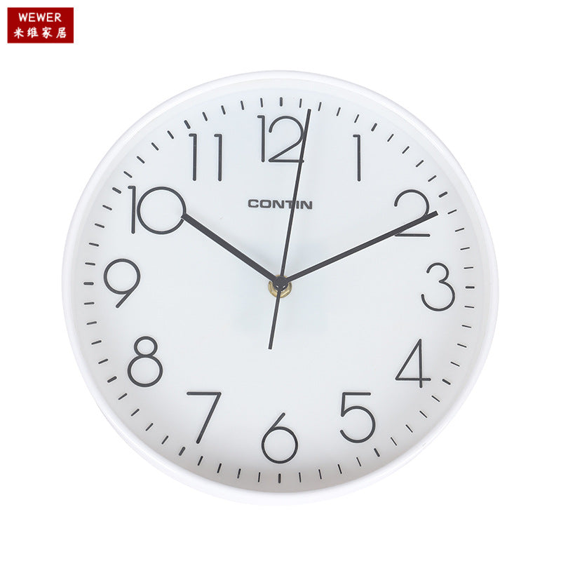 Mi Wei CONTIN Round Silent 3D Character Wall Clock Simple Home