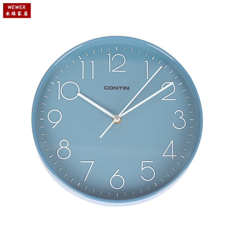 Mi Wei CONTIN Round Silent 3D Character Wall Clock Simple Home