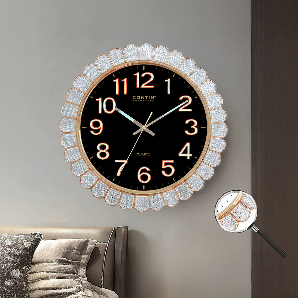 Light Luxury Minimalist Wall Clock Modern Living Room School