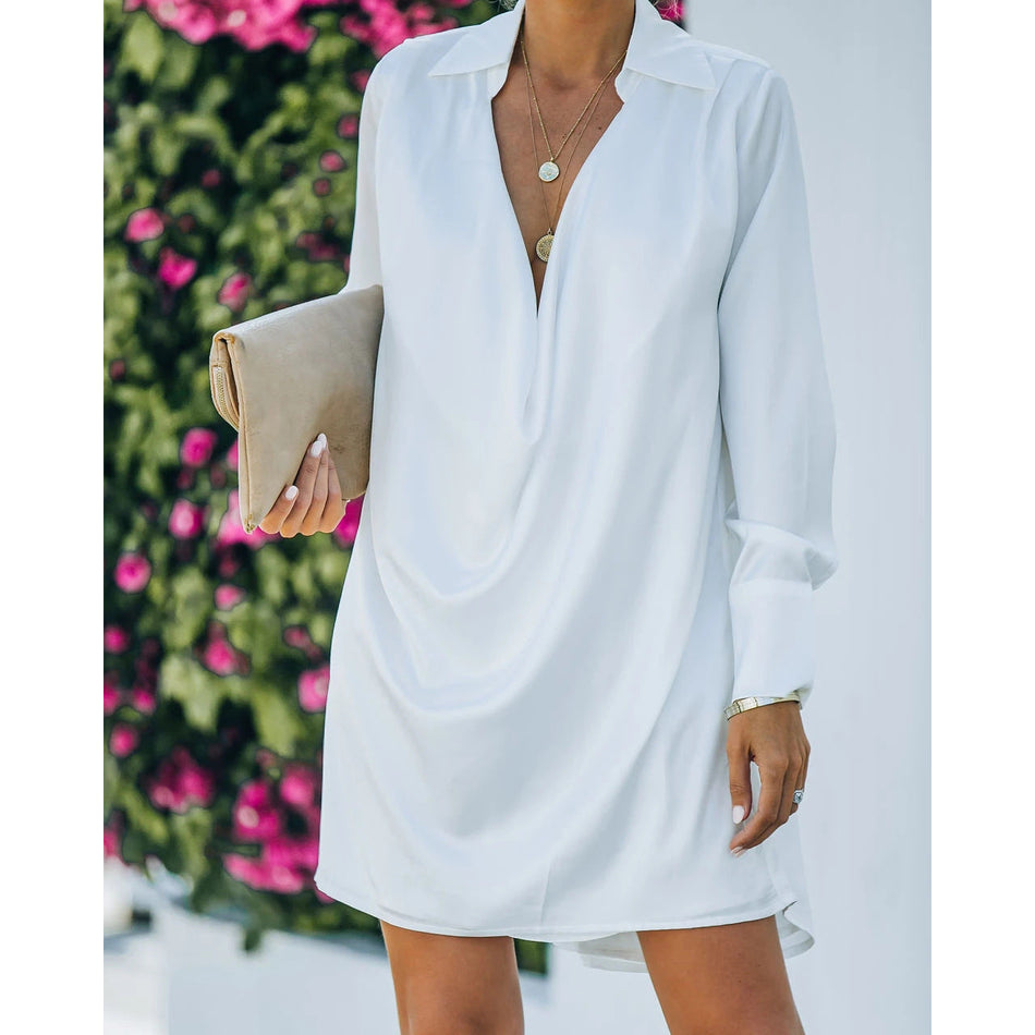 Personalized Multi-Color Dress – 2026 "INS" Liquid Abstract