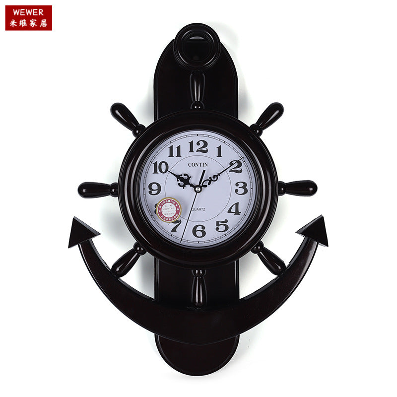 Miwei CONTIN Scanning Wall Clock Silent Round Home Office Clock