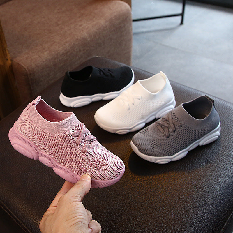 Knitted Kids Sports Shoes – Spring & Autumn 2026