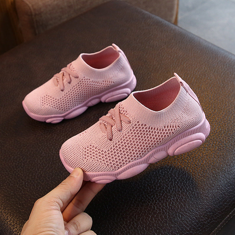 Knitted Kids Sports Shoes – Spring & Autumn 2026