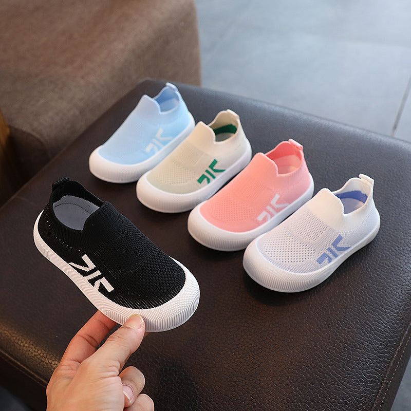 Korean Kids Flying Woven Shoes – Spring & Autumn 2026