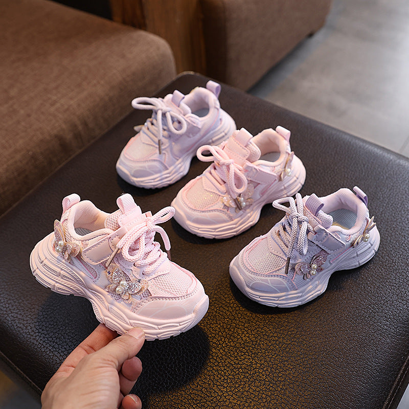2026 Kids Leather Sneakers – Spring & Autumn Fashion