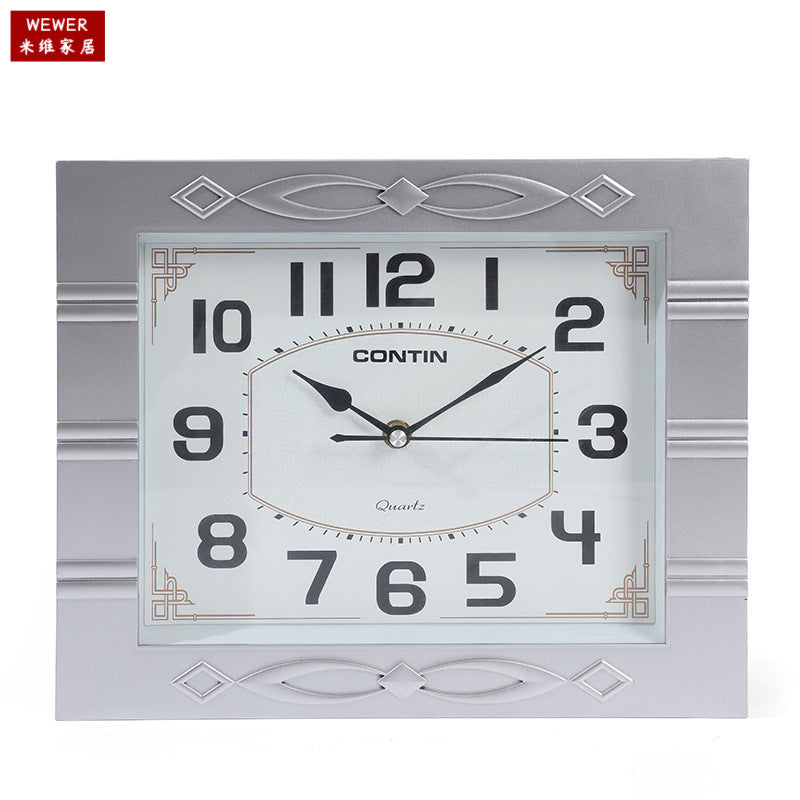 Miwei CONTIN Square Wall Clock High-End Simple Living Room Clock