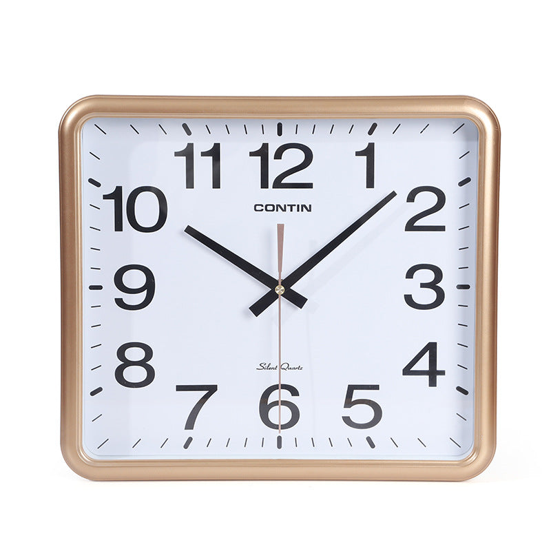 Miwei Square Electronic Luminous Wall Clock Living Room Bedroom