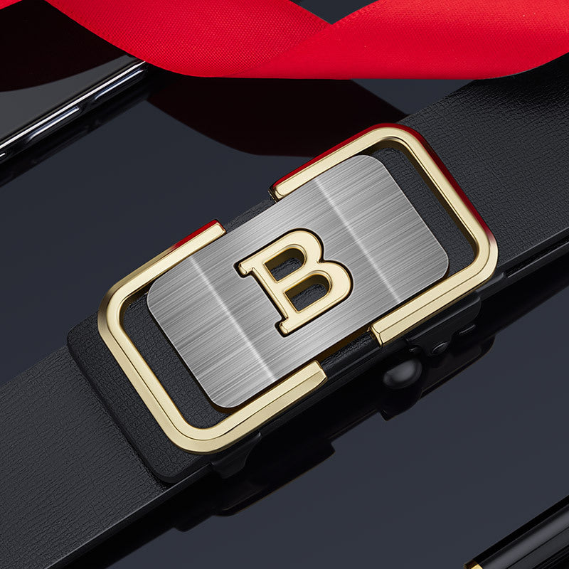 Men’s Automatic Buckle Belt Head – Alloy 3.5cm Buckle