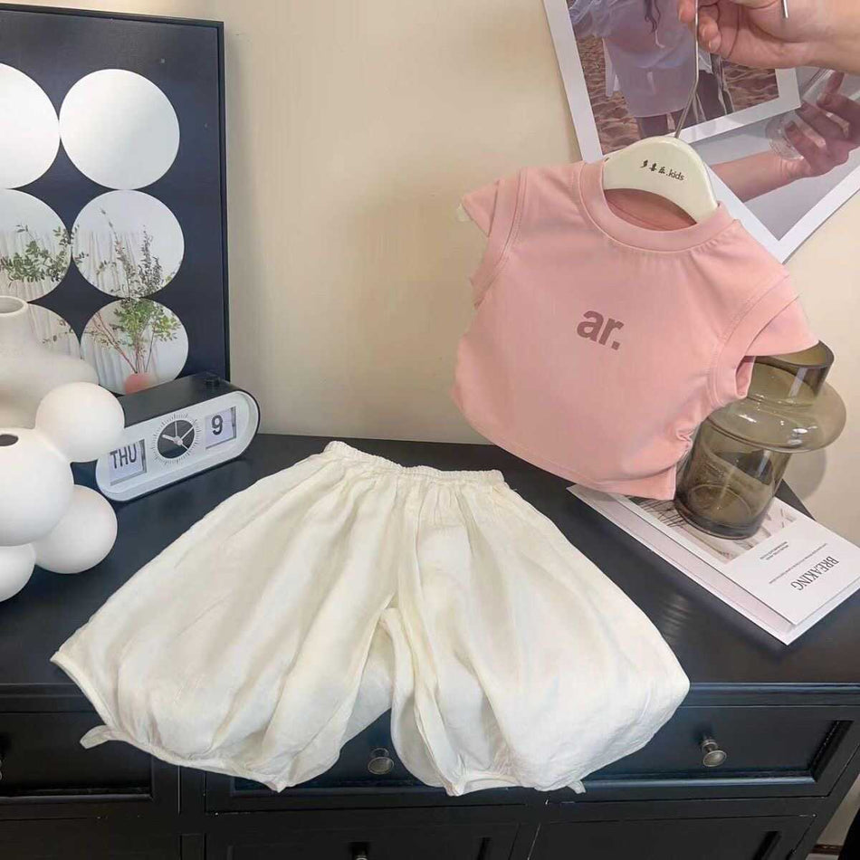 Girls Fairy T-Shirt & Anti-Mosquito Pants Set