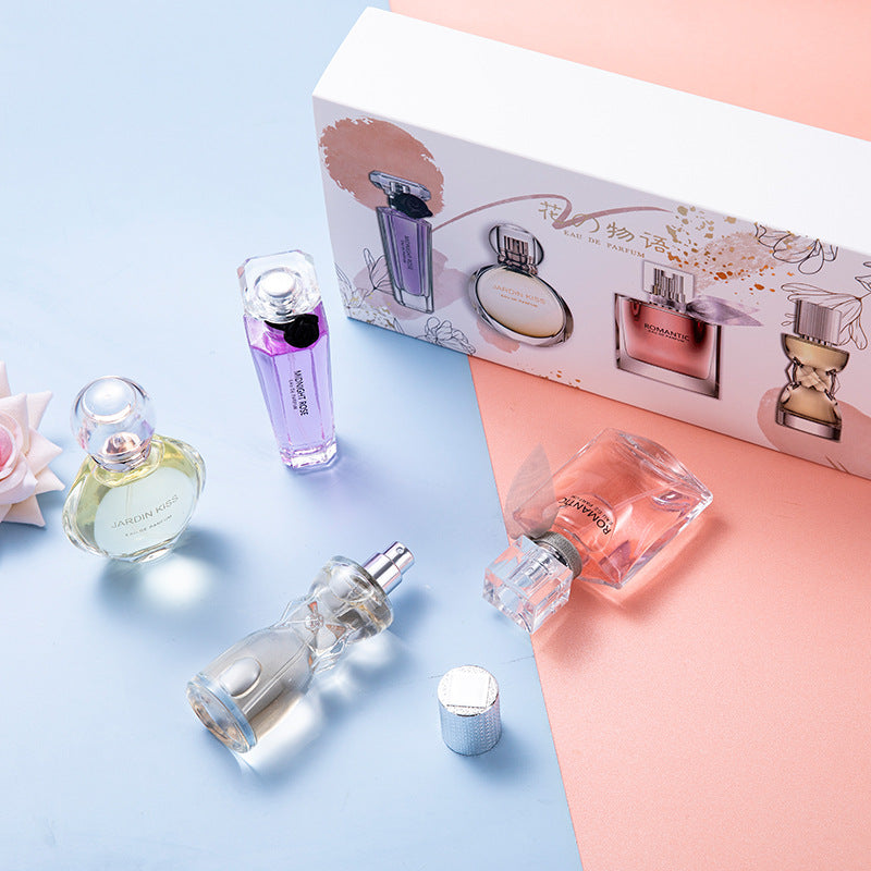 STOCK-Flower Story 4-Piece Perfume Set | Viral Women’s Gift Box