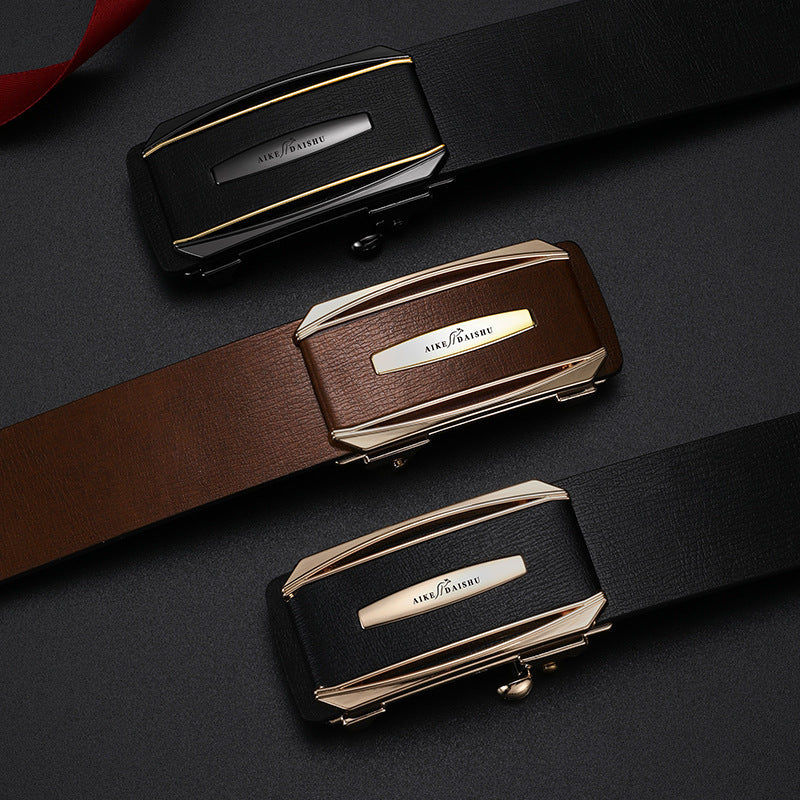 Premium Genuine Leather Men's Automatic Belt