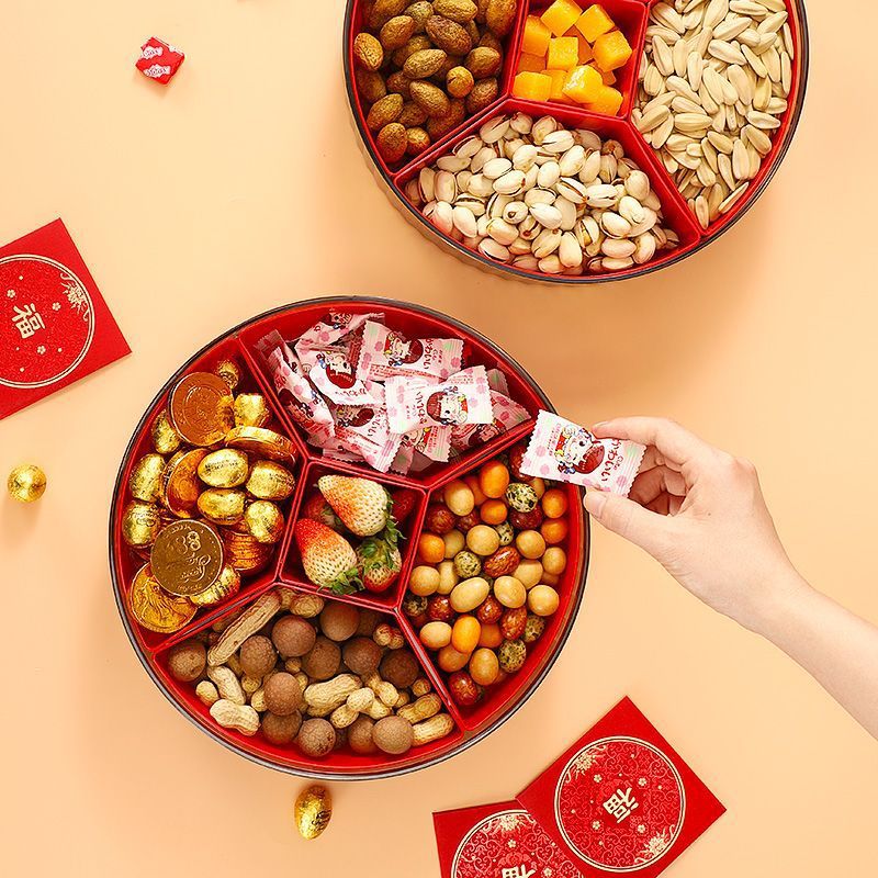 Fruit Plate Candy Box Storage Tray Living Room Coffee Table