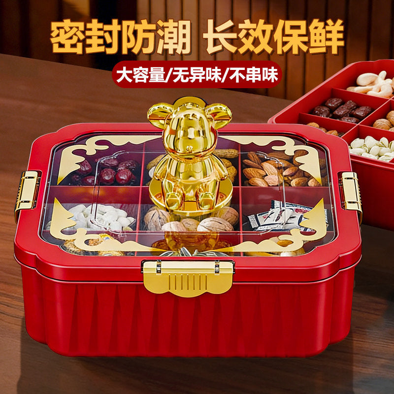 Jiugongge Candy Box Snack Plate Fruit Tray Coffee Table