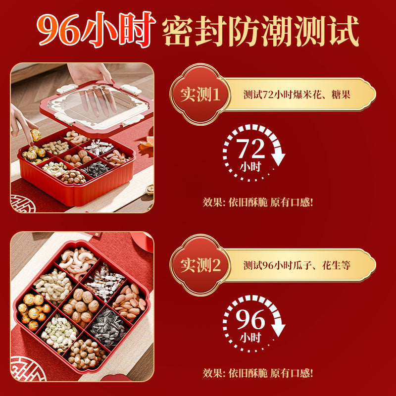 Jiugongge Candy Box Snack Plate Fruit Tray Coffee Table