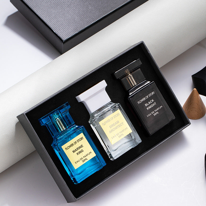 Flower Story Men’s Perfume Set | Viral 4-Piece Gift Box