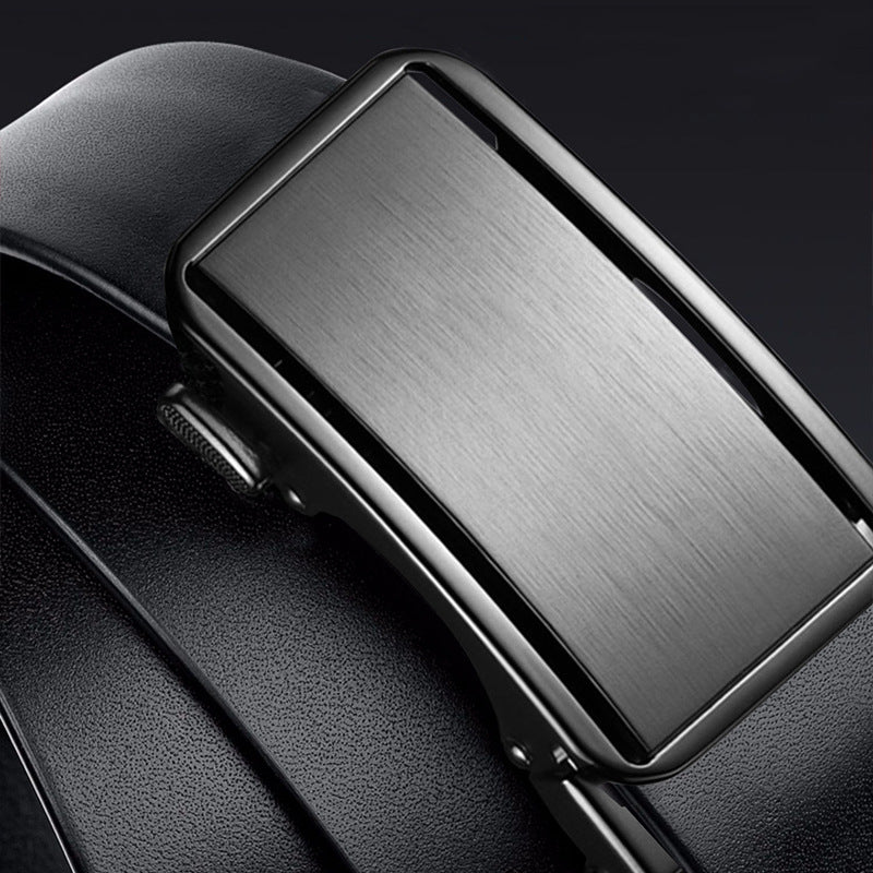 Top Layer Cowhide Men’s Automatic Buckle Belt