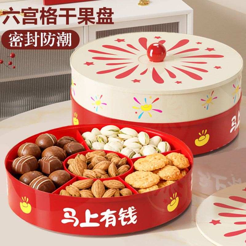 Dried Fruit Plate Snack Box Living Room Coffee Table Display
