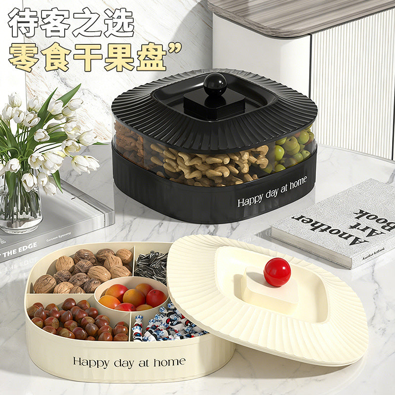 Chinese New Year Dried Fruit Plate Candy Box Coffee Table