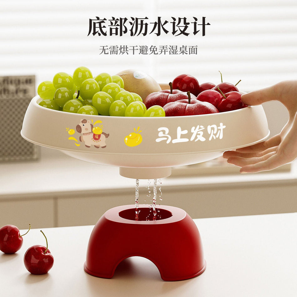New Fruit Plate Coffee Table Living Room Candy Tray Storage