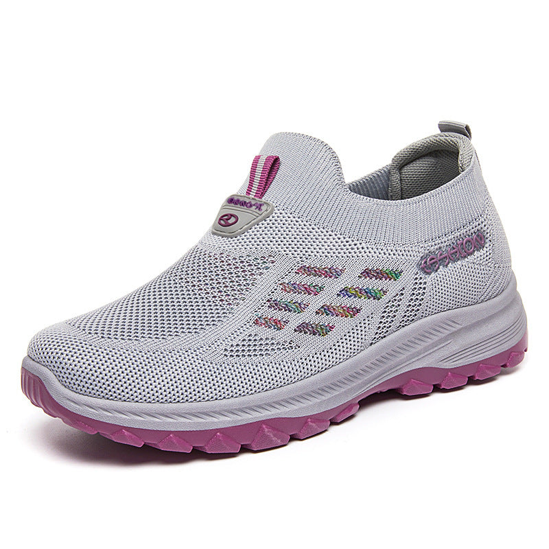 Breathable Soft-Sole Mom Shoes – Spring 2026 Walking Comfort