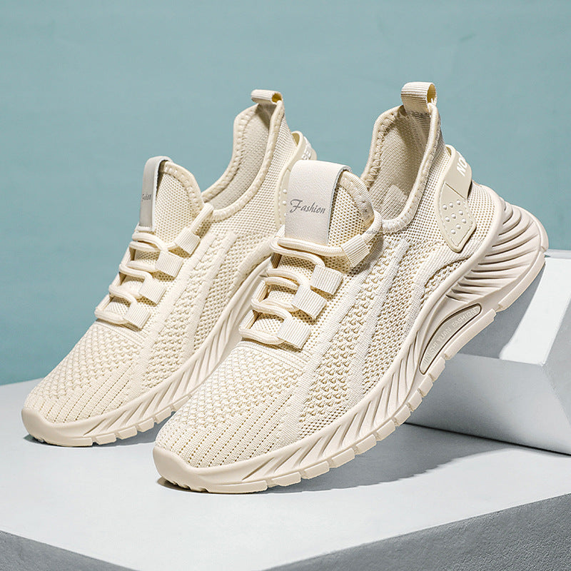 Women’s Fly-Knit Casual Sneakers – Breathable Spring 2026 Style