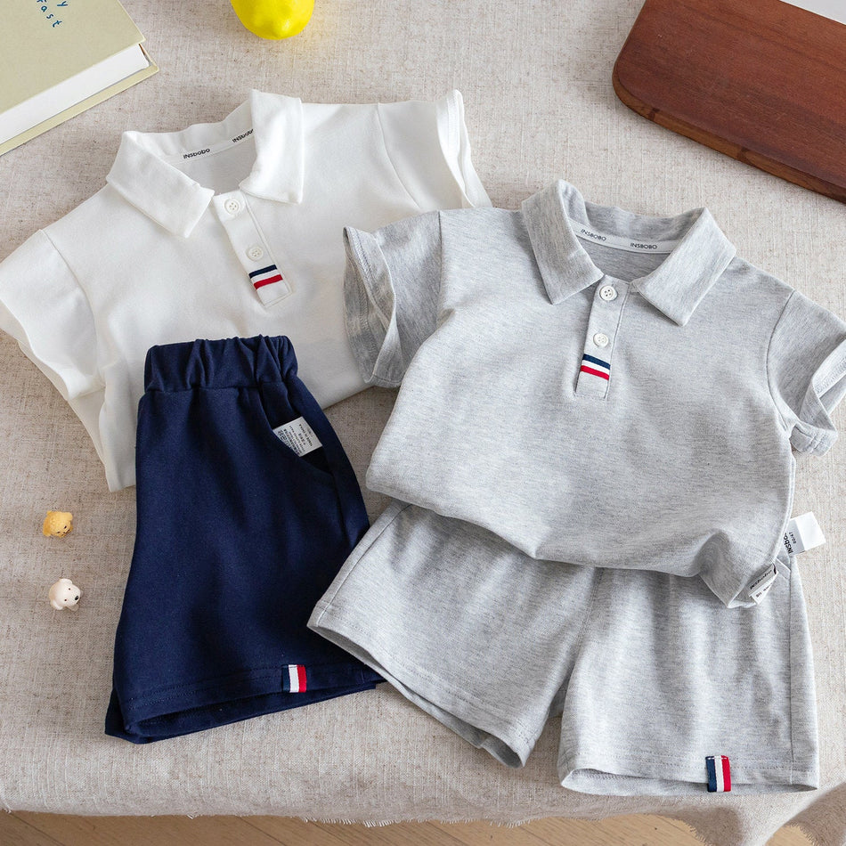 Boys Summer Polo & Shorts Sports Set 2026