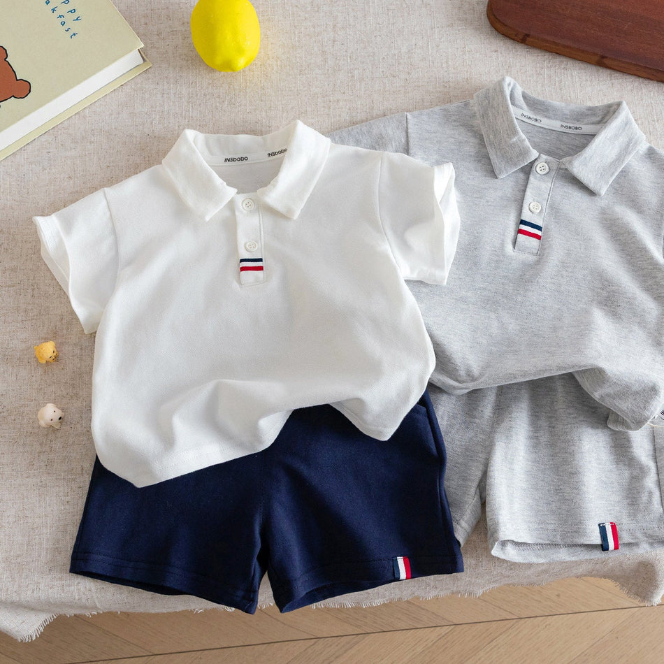 Boys Summer Polo & Shorts Sports Set 2026