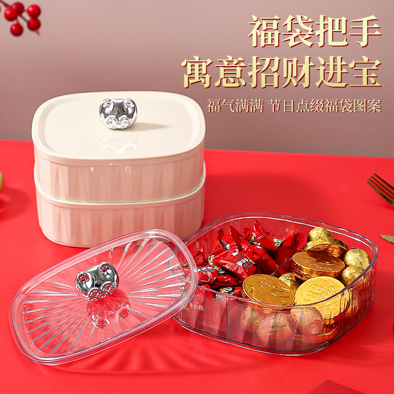Fruit Plate Home Living Room Coffee Table Melon SeedCandyBox