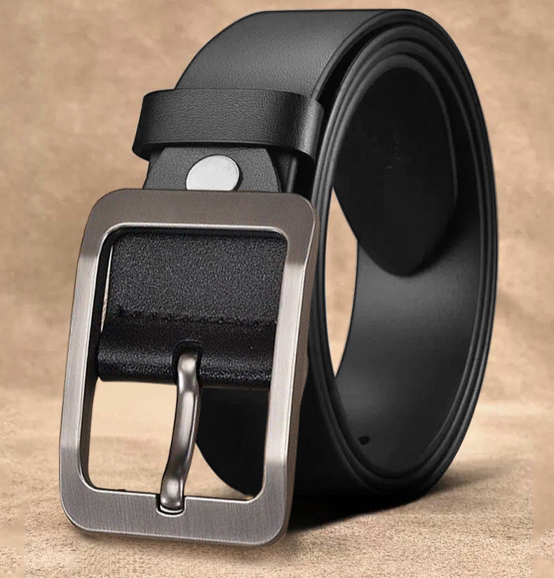 Men’s Vintage Pin Buckle Cowhide Belt