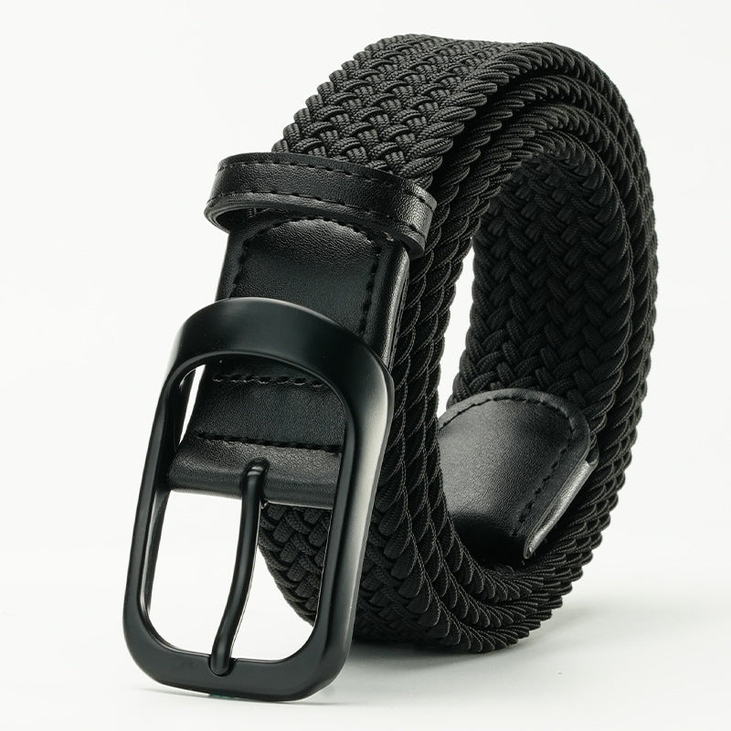 New Men’s Casual Nylon Elastic Pin Buckle Belt