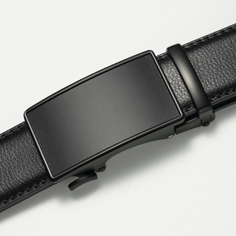New Men’s Genuine Leather Automatic Belt