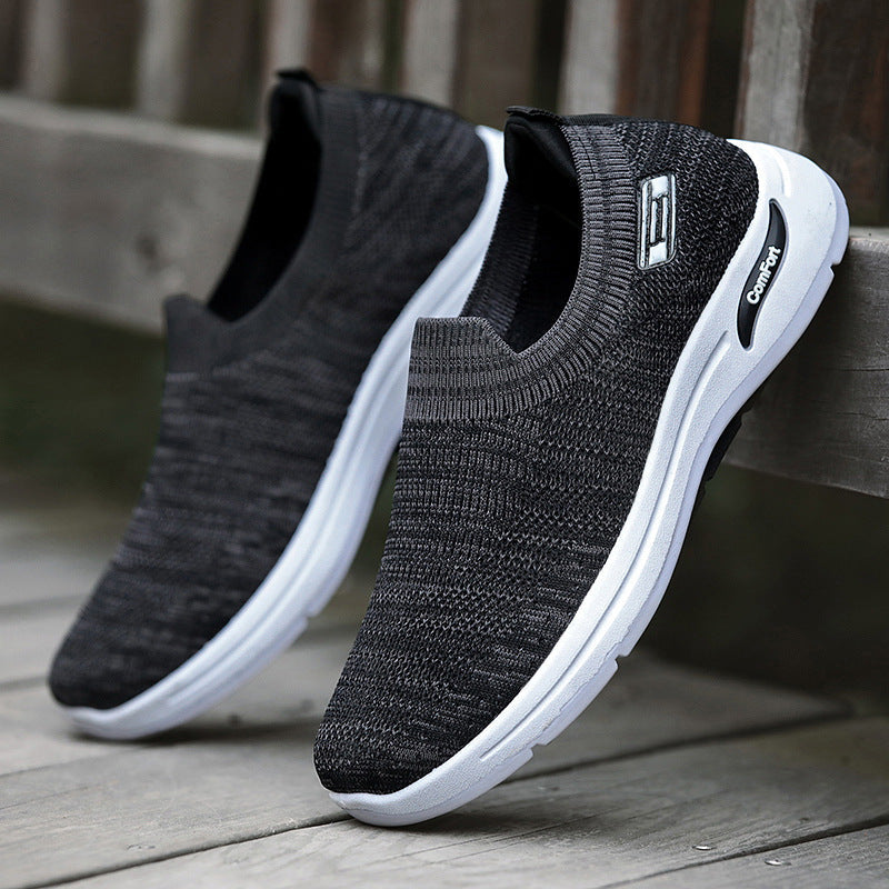Mens Slip On Lightweight Casual Sneakers