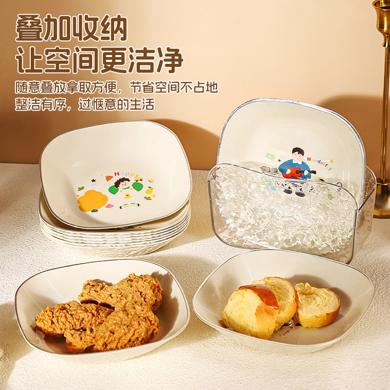 New Bone Dish Dining Table Small Snack Storage Plate Tray