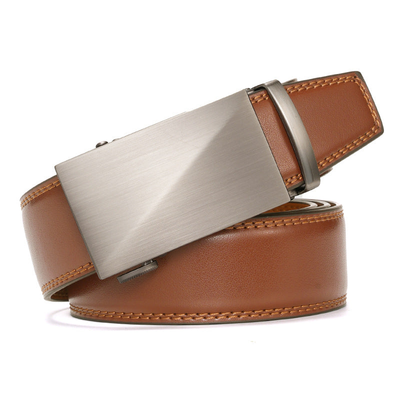 Explosive Men’s Genuine Leather Automatic Belt