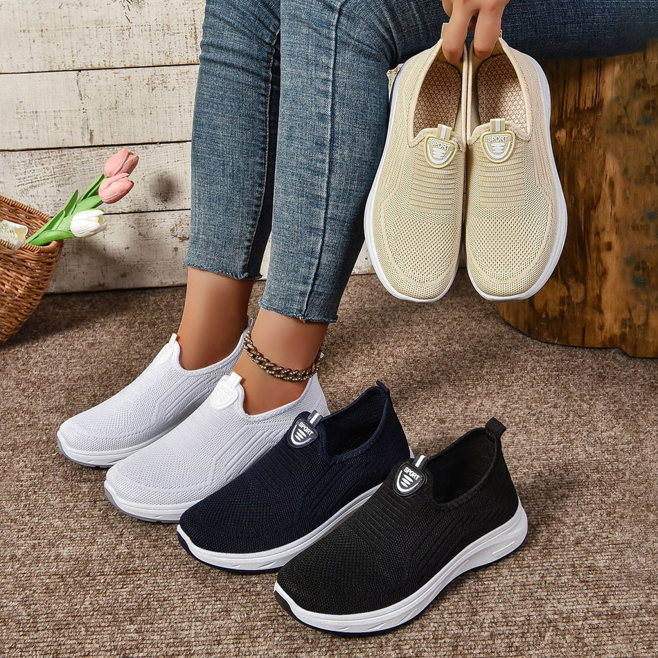 Fly Knit Slip On Export Quality Mom Shoes