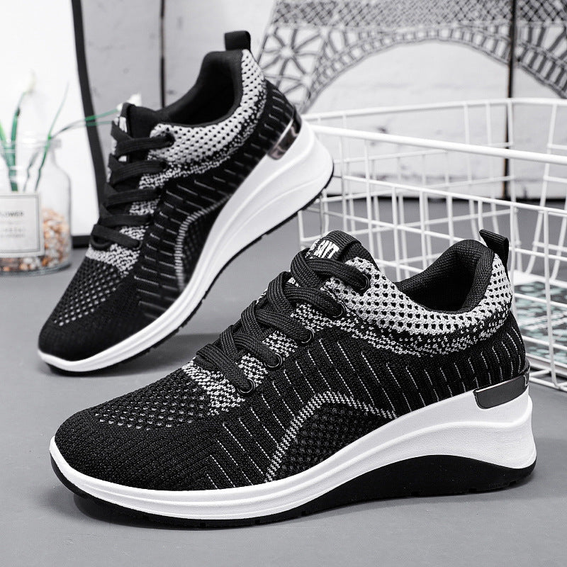 Thick Sole Height Increasing Fashion Sneakers