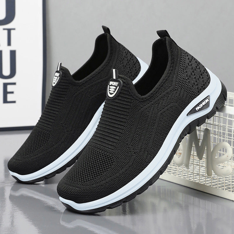 Mens Slip On Breathable Comfort Dad Shoes