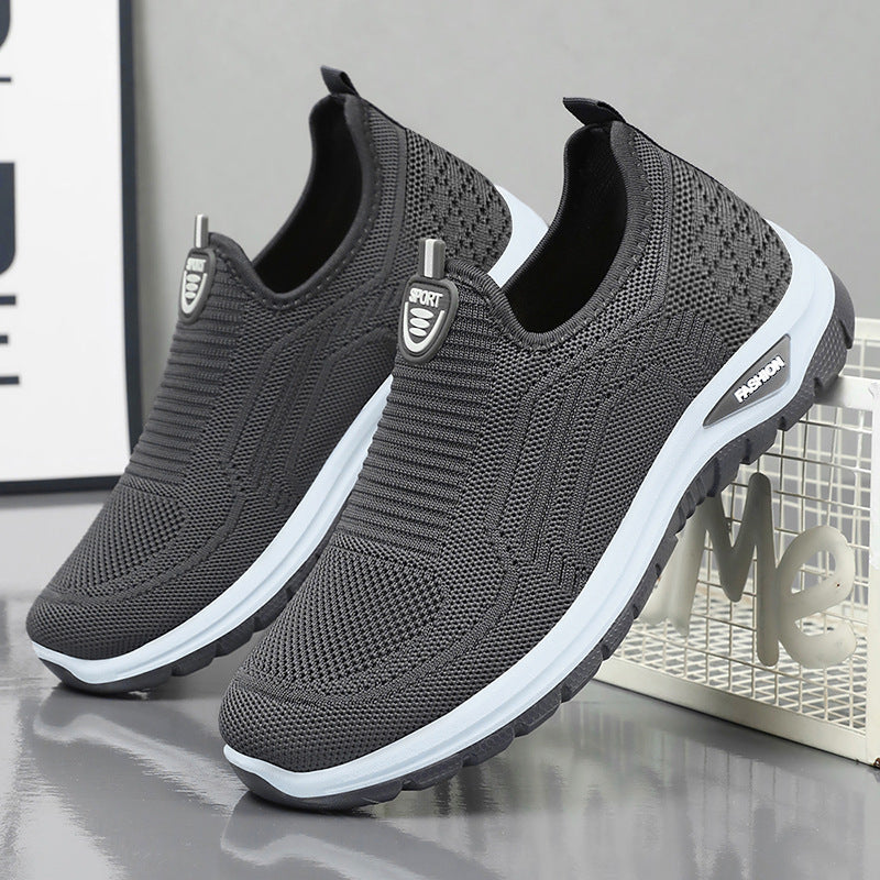 Mens Slip On Breathable Comfort Dad Shoes