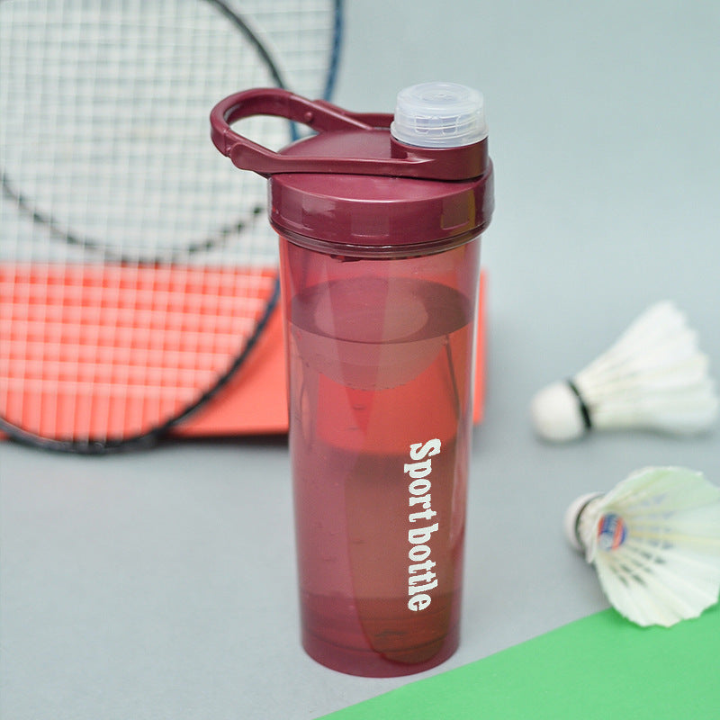 Plastic Space Shake Cup Portable Fitness Water Juice Bottle