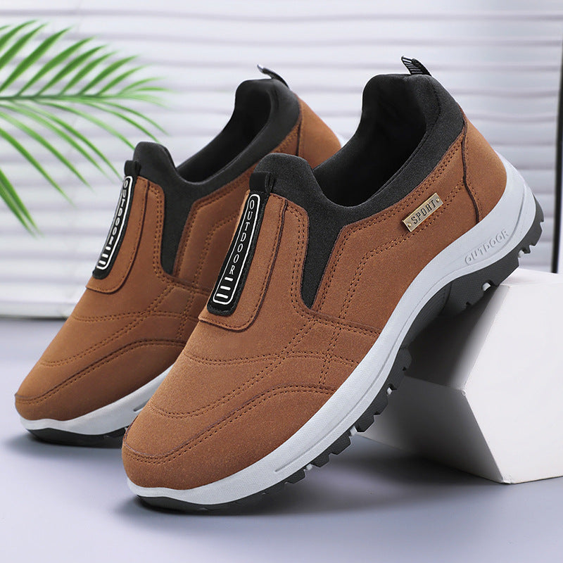 Mens Casual Hiking Korean Style Sneakers