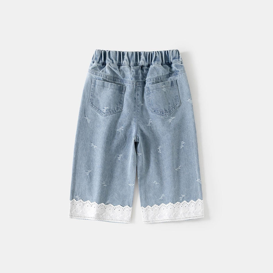 Girls Straight Jeans Pants Spring-Autumn 2026
