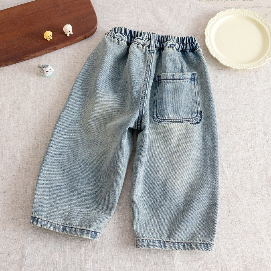 Boys Light Blue Washed Jeans Spring 2026