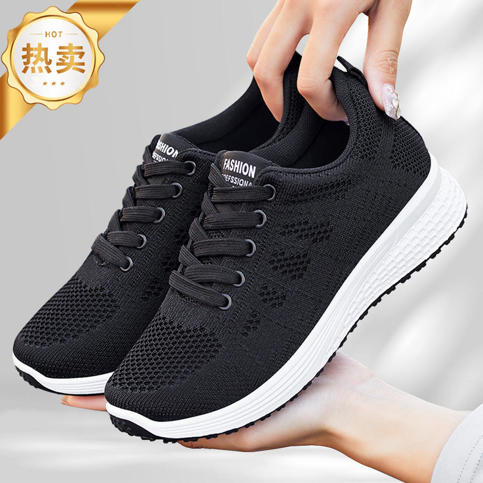Fly Knit Soft Sole Trendy Sports Sneakers