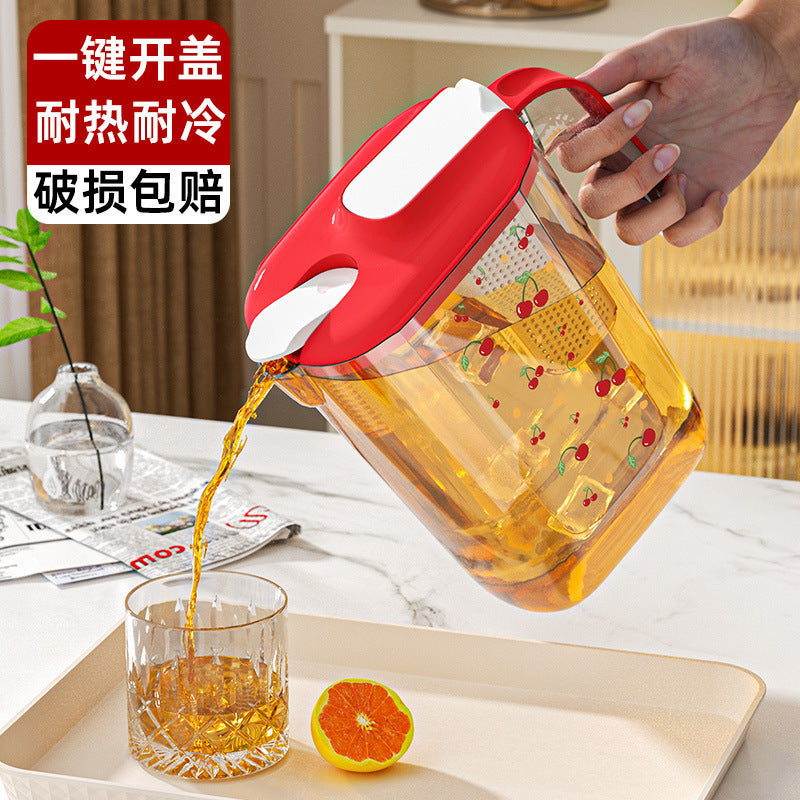Scented Tea Cold Water Kettle Transparent Large Capacity Jug