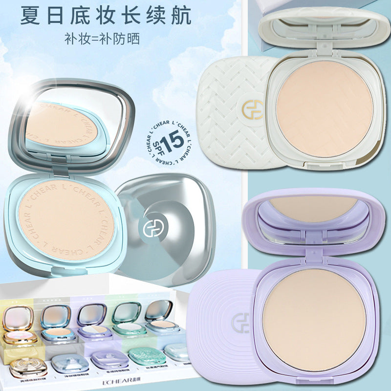Leci Big Brand Soft Touch-Up Setting Loose Powder Compact
