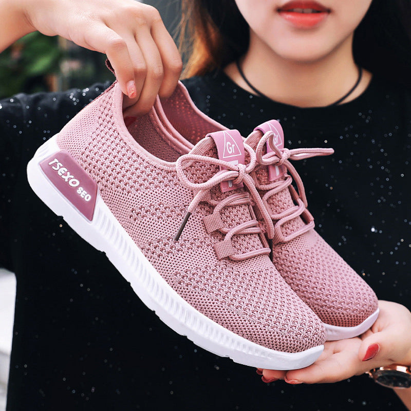 Second Skin Lightweight Fly Knit Running Shoes