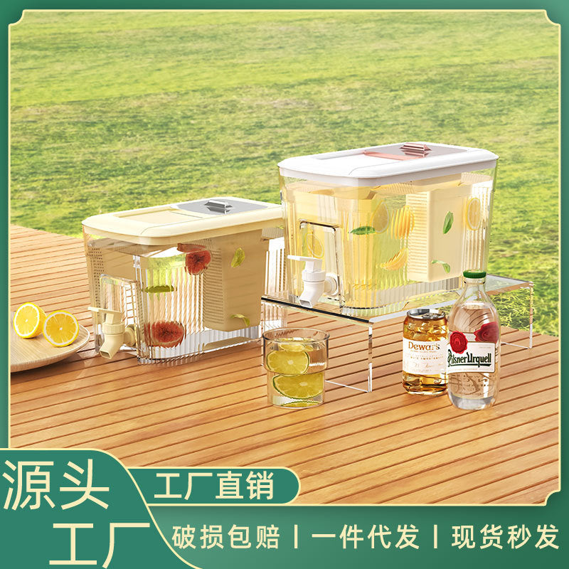 Refrigerator Cold Water Kettle with Faucet Large Capacity Juice