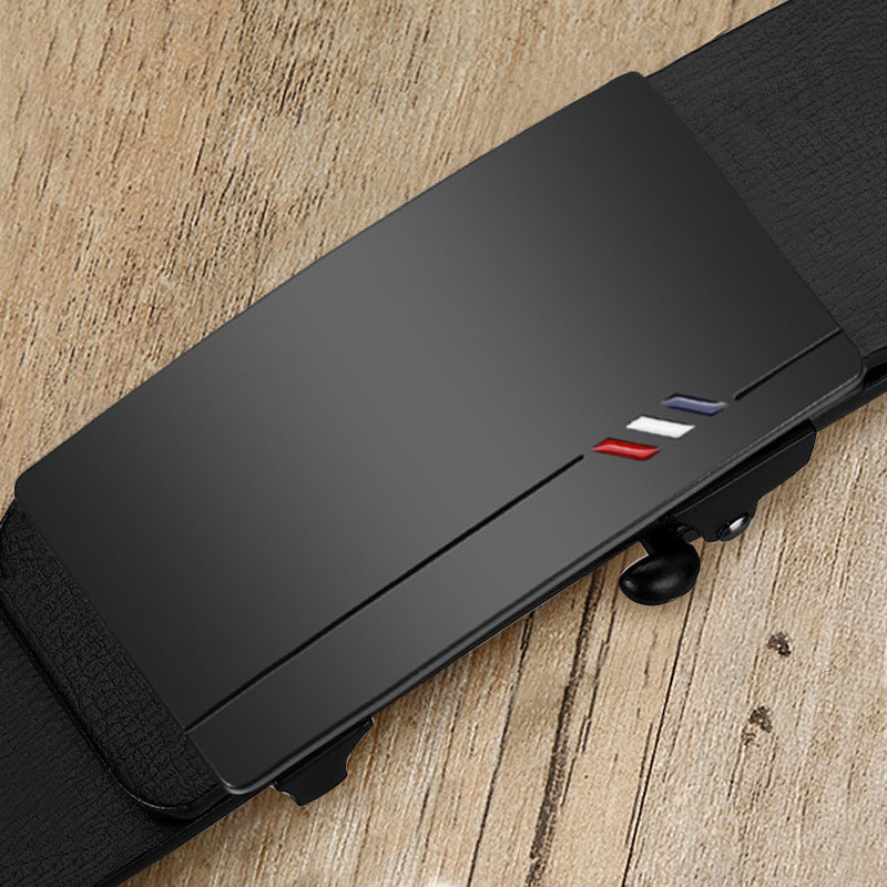 Men’s Genuine Leather Automatic Buckle Belt