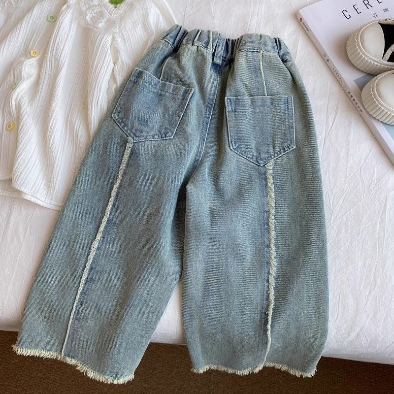 Girls Straight-Leg Loose Jeans Autumn 2026